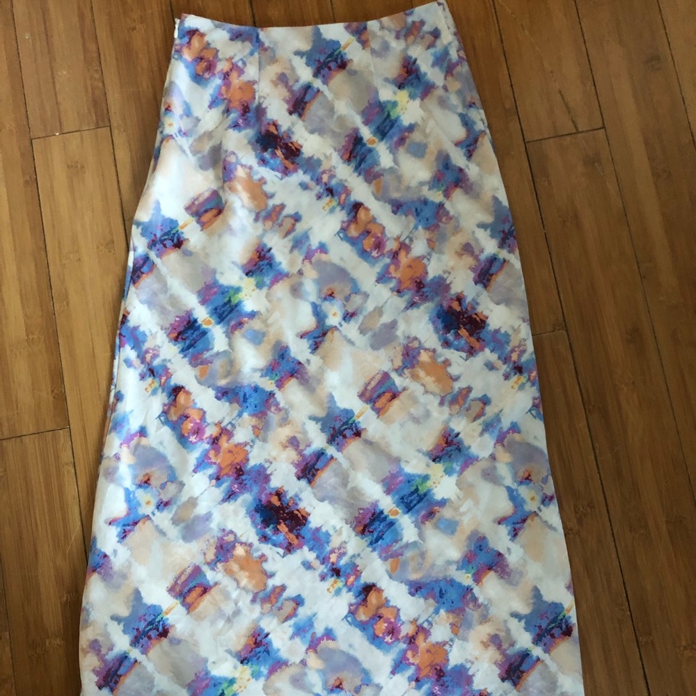 Urban Outfitters 90s style tie dye maxi skirt